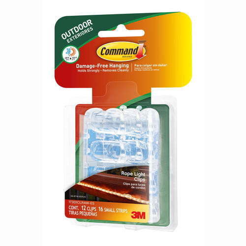 Command Outdoor Rope Light Clips with Foam Strips at Menards®