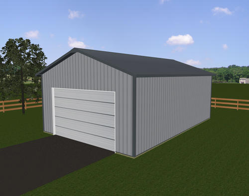 26'W x 40'L x 12' 5"H Garage at Menards®