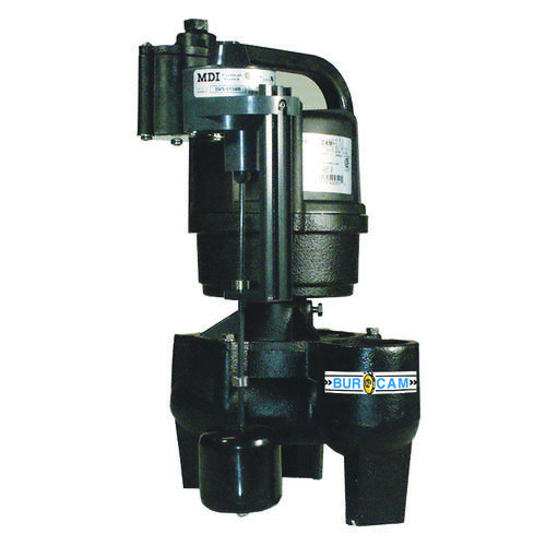 1/2 HP, 115V, 60HZ HD Sewage Pump, w/thermal overload protection at