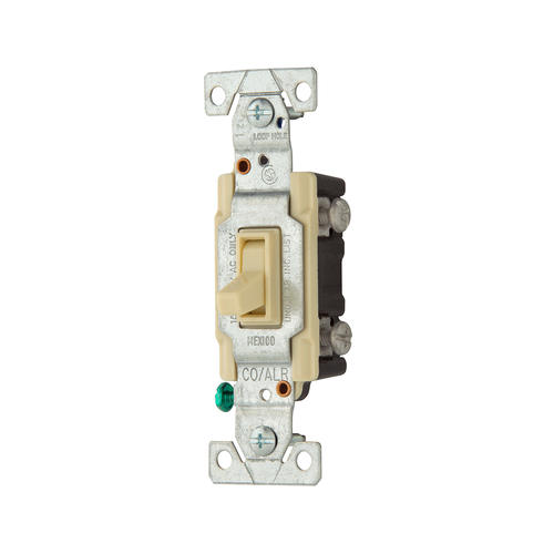 Eaton's Wiring Device CO/ALR 3Way Switch 15A 120V, Ivory at Menards®