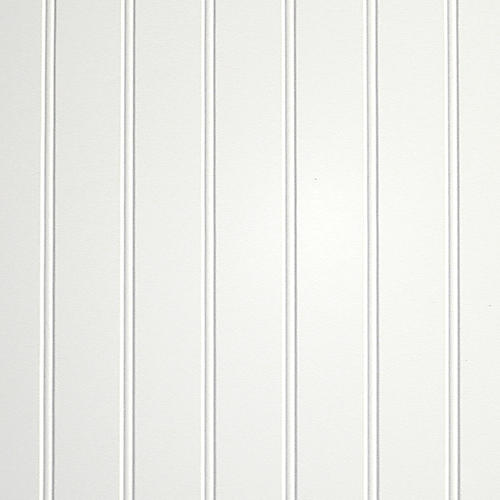 DPI Beadboard 4' x 8' Paintable White Deep Beaded Hardboard Wall Panel