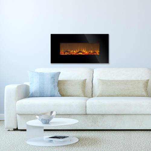 Flat 30" Wall Mount Electric Fireplace at Menards®