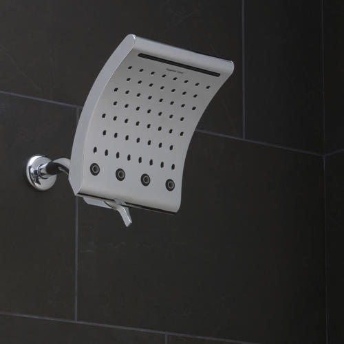 Oxygenics® Curve™ Chrome 3 Function Rain Shower Head at Menards®