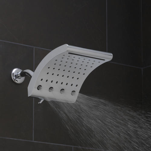 Oxygenics® Curve™ Chrome 3 Function Rain Shower Head at Menards®