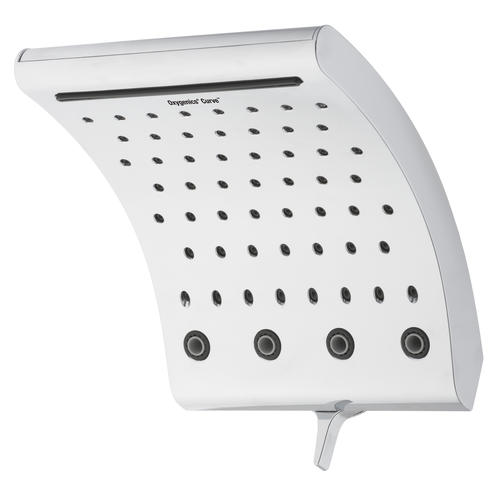 Oxygenics® Curve™ Chrome 3 Function Rain Shower Head at Menards®