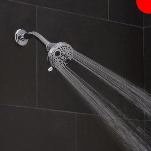 Oxygenincs PowerMassage® 5 Function Fixed Mount Showerhead at Menards®
