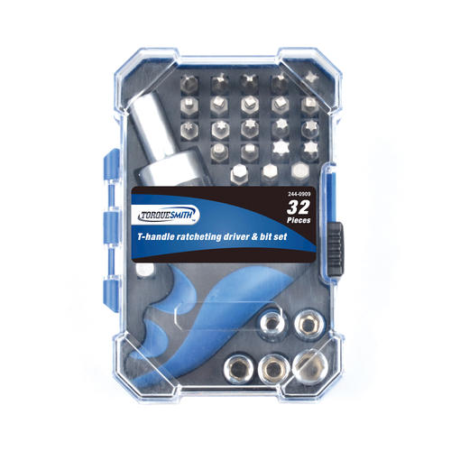 TorqueSmith 32Piece Ratcheting THandle Driver and Bit Set at Menards®