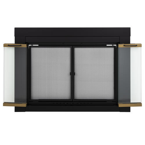 Austin Bi Fold Style Fireplace Door at Menards