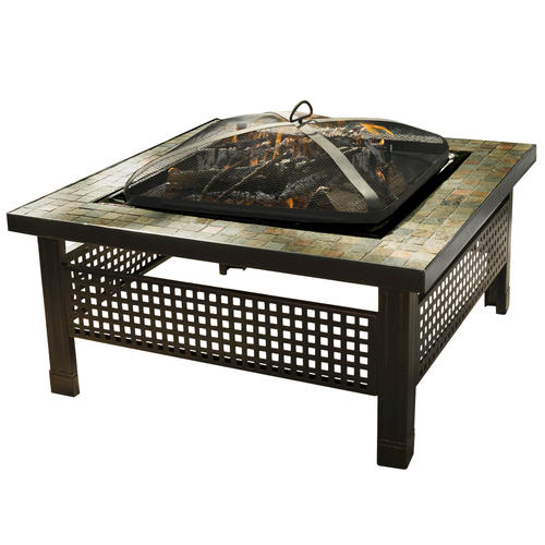 Backyard Creations™ Sienna 34" Slate Top Fire Pit at Menards®