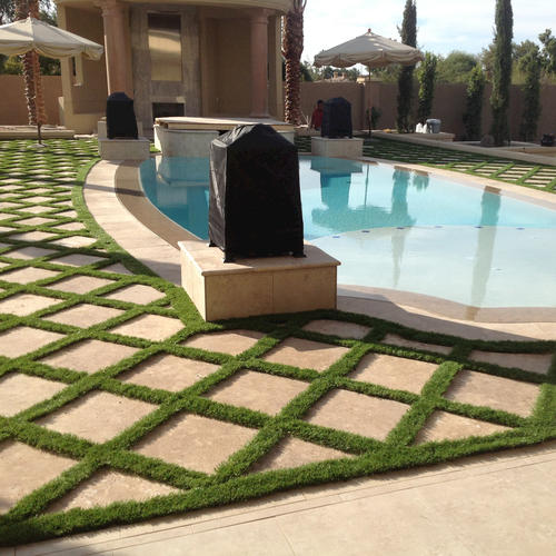ALLGREEN™ GST Artificial Grass Double W85 Indoor/Outdoor Carpet 15 Ft