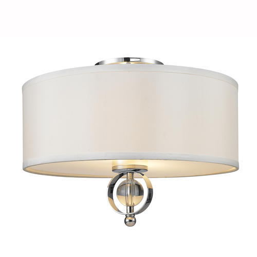 patriot lighting 174 valerie 15 quot chrome 2 light flushmount at menards indoor lighting