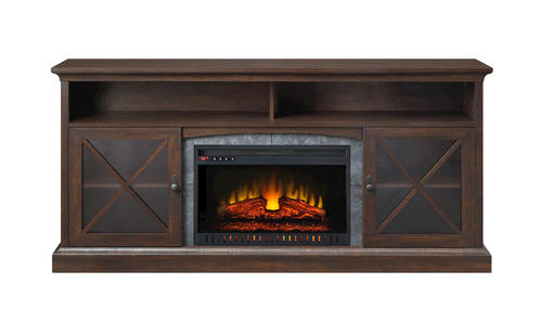 Menards Electric Fireplace Design Whalen Sheldon 72" Cappuccino