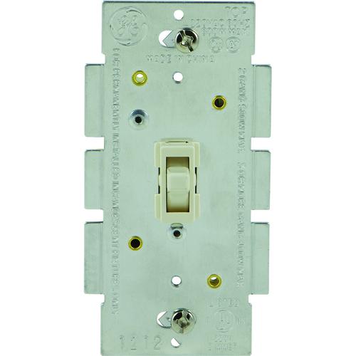 GE Light Almond Toggle Dimmer for Single Switch Applications at Menards®