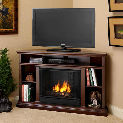Real Flame Churchill Ventless Gel Fireplace/Entertainment Center at