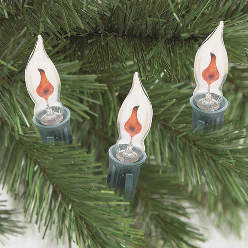 10Light Flicker Flame C7 Christmas Light Set at Menards®