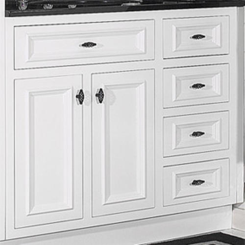 JSI 36" RTA White Inset Vanity with 3 RH Drawers at Menards®
