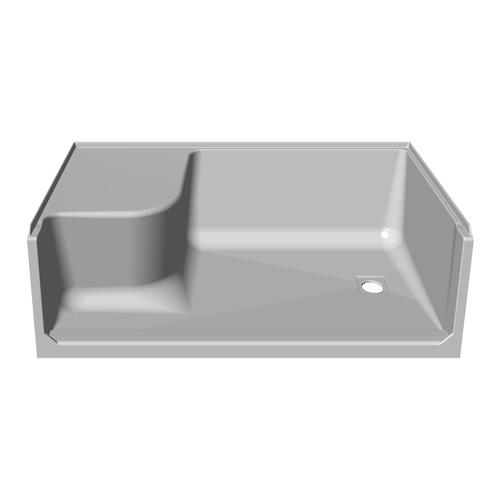 Lyons Linear™ 60" x 32" x 19" Left Hand Seated Base (Right Hand Drain