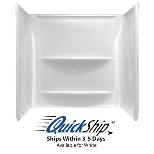 Lyons Contour 32" x 60" x 59" Smooth Bathtub Walls at Menards®