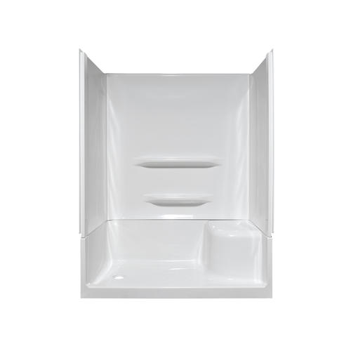 Lyons Elite™ 60" x 32" x 78" Right Hand Seated Shower Base and Wall Kit at Menards®