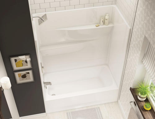 2 piece fiberglass tub shower