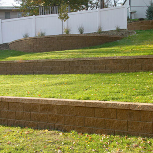 8" x 18" x 12" Clifton Wall Straight Retaining Block at Menards®