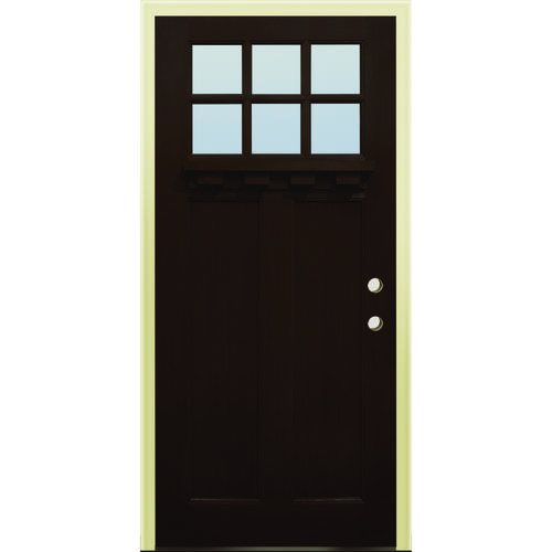 Mastercraft® Mission 6Lite 36" x 80" Prefinished Fiberglass Prehung