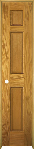 Mastercraft Prefinished Golden Oak 6-Panel Prehung Interior Door at