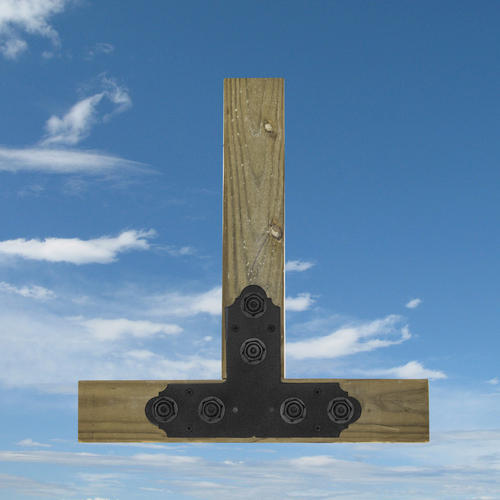 OZCO Ornamental Wood Ties Truss Ties "T" Tie Plate 4 in. at Menards®