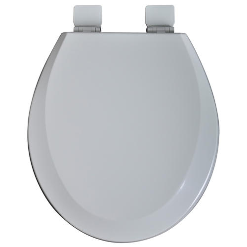 Tuscany Premium Molded Round Wood Toilet Seat with Release 