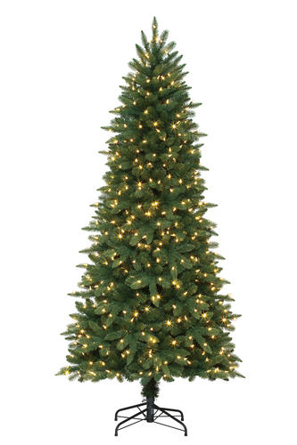 7 prelit waverly mixed pine christmas tree with color 7 prelit waverly mixed pine christmas tree with color
