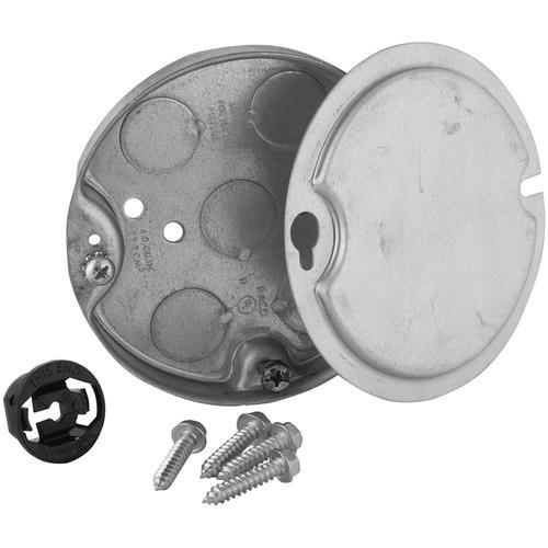 4" Round Fan and Ceiling Pan, 1/2" Deep at Menards®