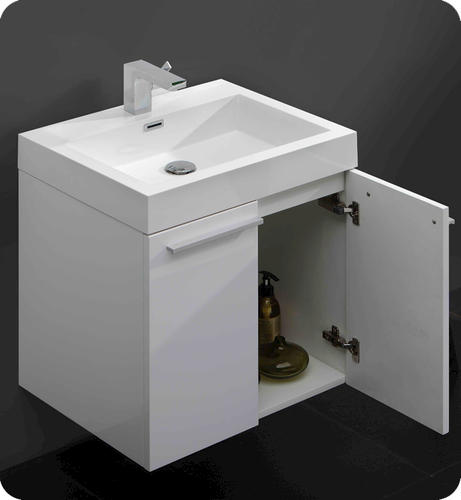  Alto White Modern Bathroom Vanity w/ Medicine Cabinet at Menards