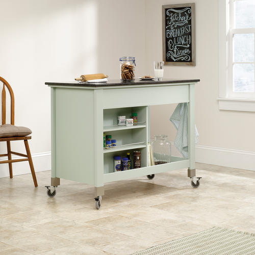 Sauder Original Cottage Rainwater Mobile Kitchen Island at ...