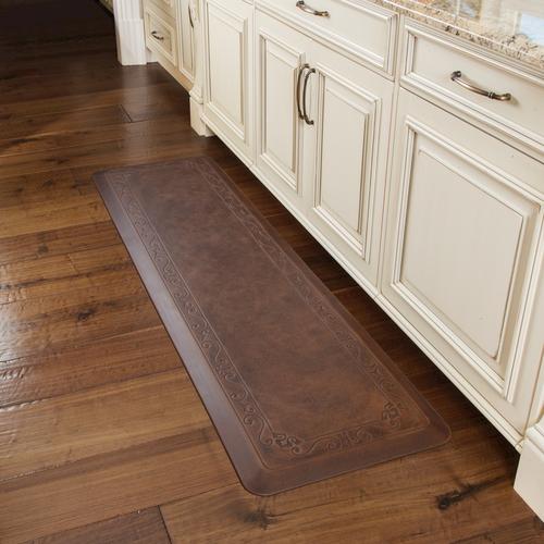 The Smart Step® Home Collection FleurDeLys Rustic Series Kitchen Mat