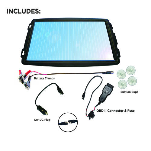 Coleman® 3.5 Watt 12 Volt Solar Battery Trickle Charger with OBDII