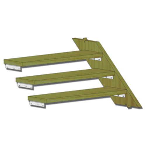 USP Structural Connectors 13/8" x 9" Triple Zinc Stair Angle at Menards®