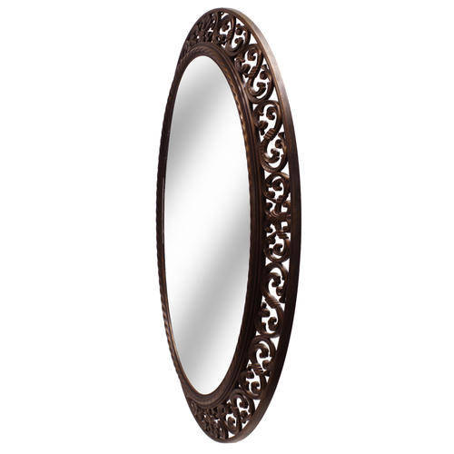 Edinburgh Designs 22.5"W x 27.75"H Oval Cutout Scroll Wall Mirror at