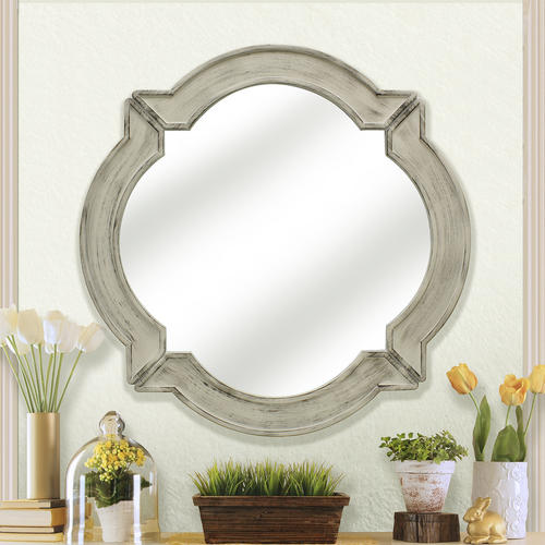 Edinburgh Designs 30" Round Bombay Wall Mirror at Menards®