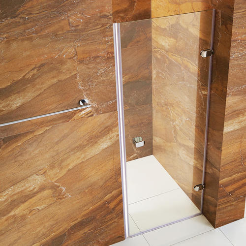 VIGO Tempo 24inch Adjustable Frameless Shower Door with Clear Glass