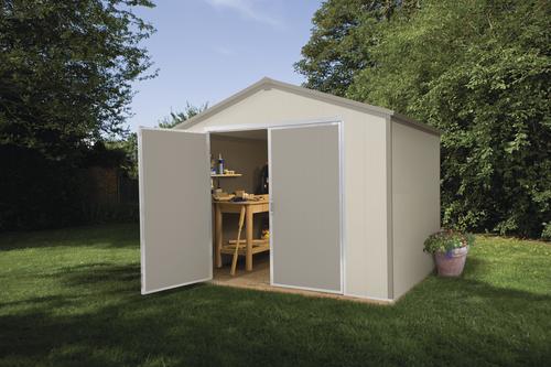 Vision 9.5' x 8' Vinyl Storage Shed at MenardsÂ®