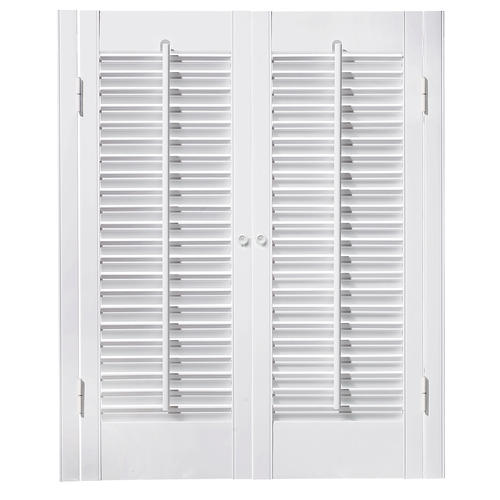 HOMEbasics® Traditional Faux Wood Interior Shutter 23"25" W x 28" L at