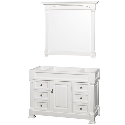  Andover White Bathroom Vanity with White UM Sink at Menards