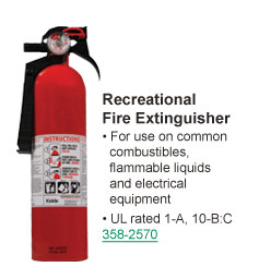 Rectreational Fire Extinguisher
