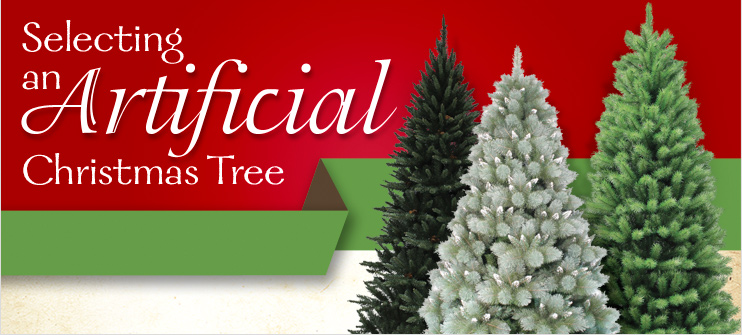 Selecting An Artifical Christmas Tree at Menards