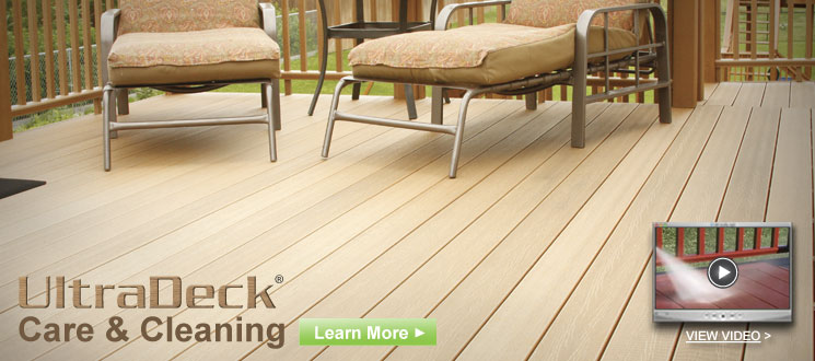 UltraDeck Care and Cleaning