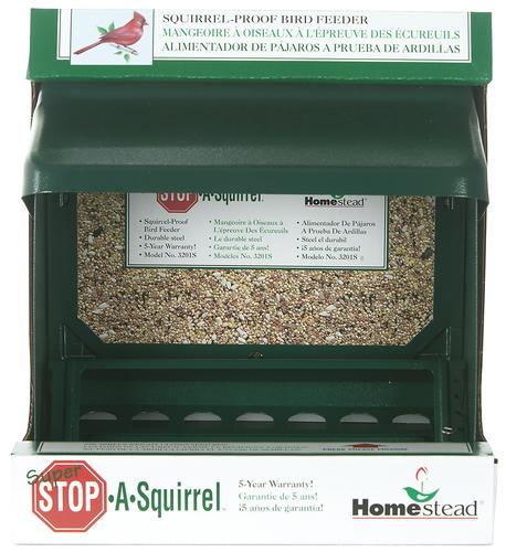 Homestead Super Stop A Squirrel Bird Feeder At Menards