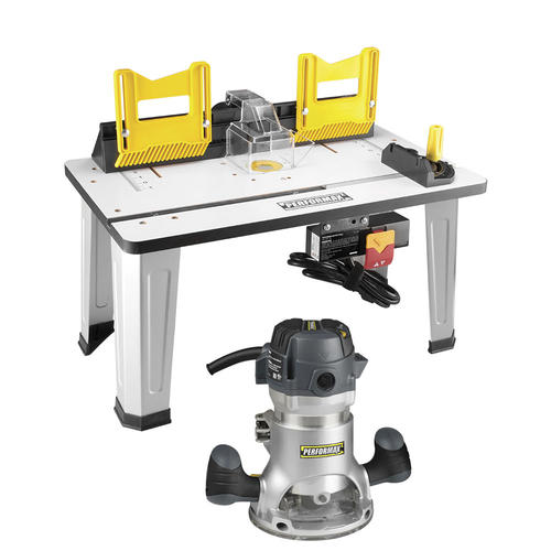 Performax® 2 HP Variable Speed Fixed Base Router Kit with Table at Menards®