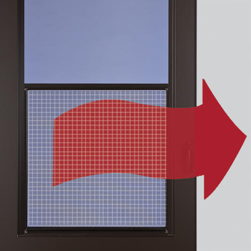 Larson Lincoln 36" x 80" White SelfStoring Storm and Screen Door at