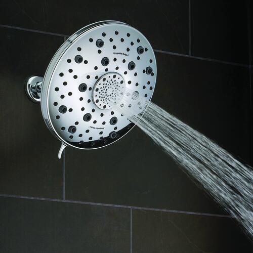 Oxygenics® Vortex 8Function Rain Showerhead in Chrome at Menards®