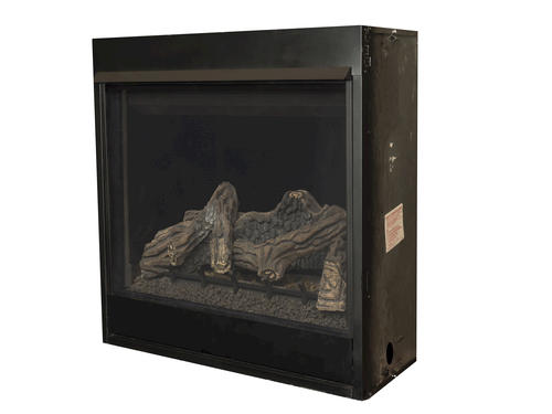 40" LP Gas Direct Vent Fireplace with Standard Barrier